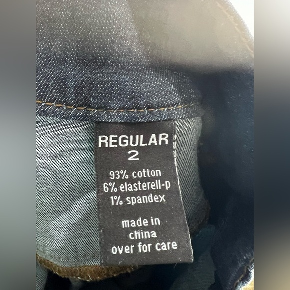 The limited denim high waisted flare size 2 - Picture 6 of 11